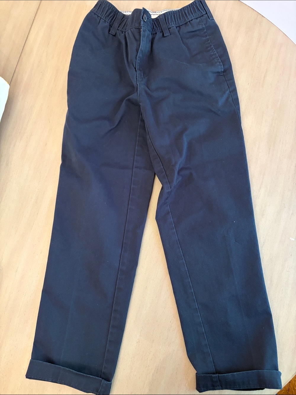 Lands' End Boys Navy Blue Dress Pants